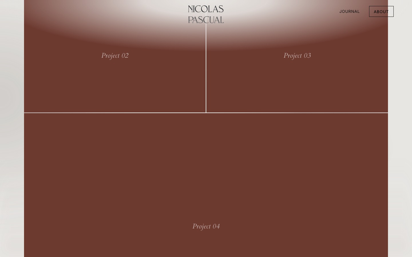 Nicolas Pascual — project grid